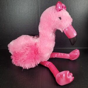 Aurora Pink Girl Flamingo Plush 16" Stuffed Animal W/ Tags Sold at Dallas Zoo